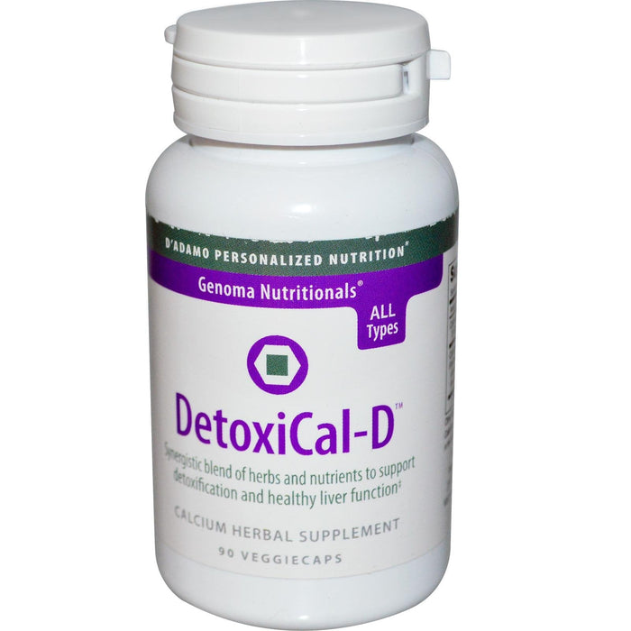 D'Adamo Personalized Nutrition Detoxical-D, 90 Count