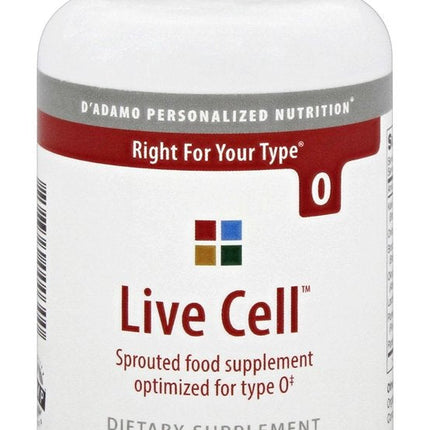 D'Adamo Personalized Nutrition - Live Cell O 90 Vcaps