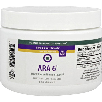 D'Adamo Personalized Nutrition Ara 6, 100 Gram