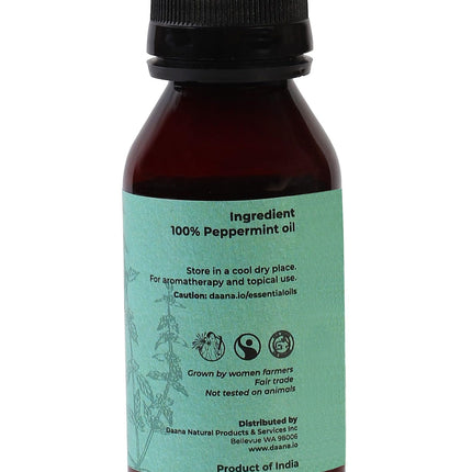 DAANA Peppermint Essential Oil - 100% Pure & Undiluted, 2 Fl Oz