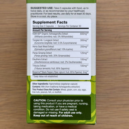 DailyNutra Herbal T Men's Health Formula - Endurance & Vitality (3-Pack)