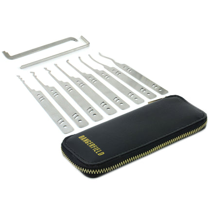 SERENITY Beginners Lock Pick Set + Leather Wallet