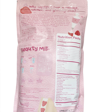 Dear Face Beauty Milk Japanese Collagen – Strawberry & Melon Drink (50,000mg)