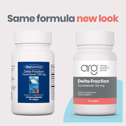 Allergy Research Group Delta-Fraction Tocotrienols – 125 mg Vitamin E, 90 Softgels