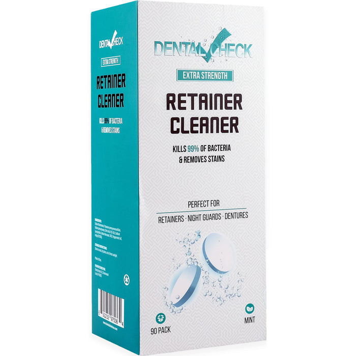 Dental Check Denture Cleaning Tablets – 90-Pack (3 Month Supply)