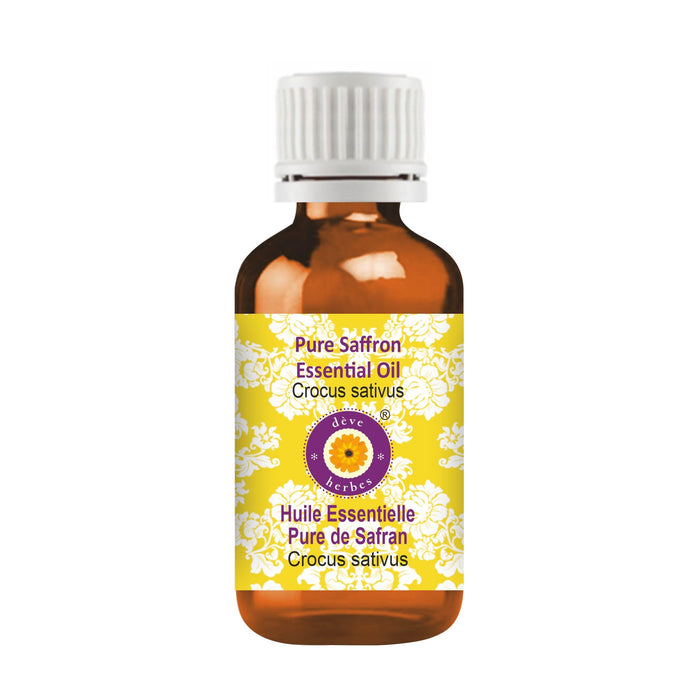 dève herbes Saffron Essential Oil (Crocus sativus) - Pure 10ml