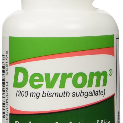 Devrom Tablets (Internal Deodorant) 200mg – 100 Chewable Tablets