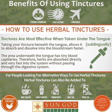 ORGANIC DIGESTION Herbal Tincture - Support your Natural Digestive Efficiency