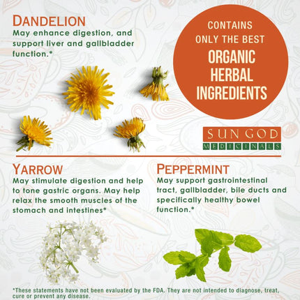 ORGANIC DIGESTION Herbal Tea with 10 FREE Tea Bags