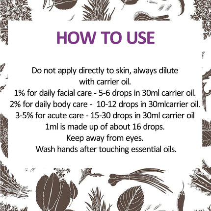 Carrot Seed Essential Oil (Daucus carota) - Pure, Steam Distilled 10ml | Deve Herbes