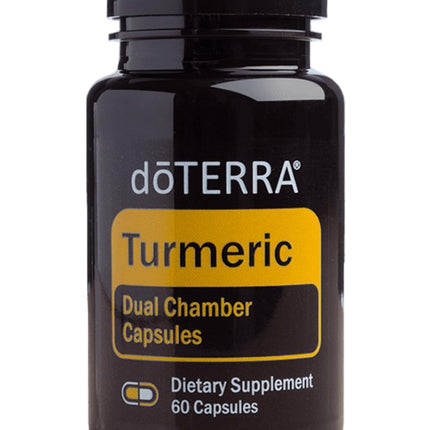 doTERRA Turmeric Dual Chamber Capsules | Turmeric Essential Oil & Turmeric Extract