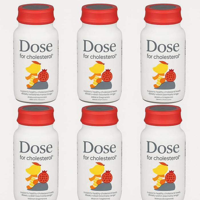 Dose for Cholesterol – Supports Healthy Cholesterol Levels Within Normal Range – Pomegranate 2 Fl oz (6 Pack)