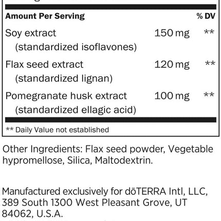 doTERRA Women's Phytoestrogen Essential Complex - 60 Capsules | Hormone Balance & Menopause Support