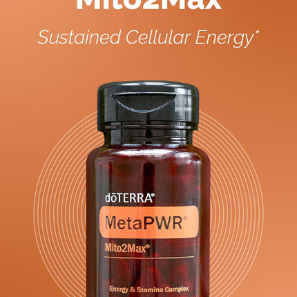 doTERRA MetaPWR Mito2Max Energy Supplement - 60 Capsules | Mitochondrial Health & Energy Support