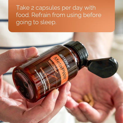 doTERRA MetaPWR Mito2Max Energy Supplement - 60 Capsules | Mitochondrial Health & Energy Support