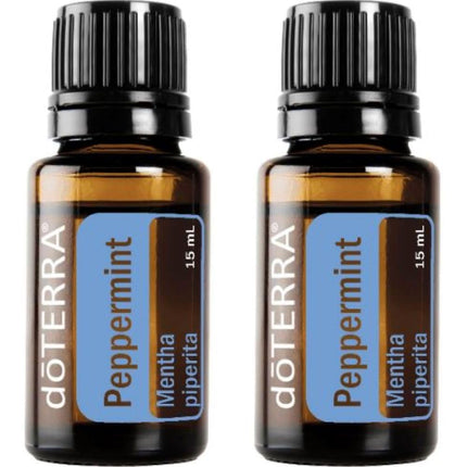 doTERRA Peppermint Essential Oil 15 ml – 2 Pack | Breath & Digestive Support