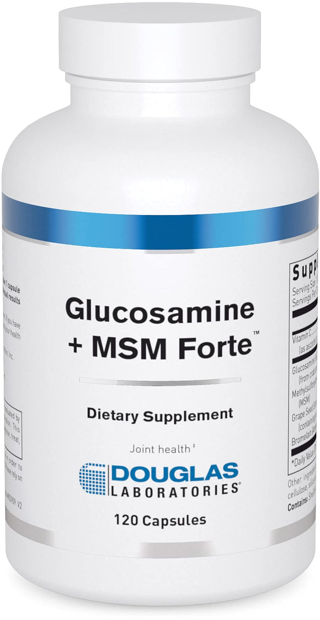 Douglas Laboratories Glucosamine + MSM Forte | Joint Health & Mobility Support | 120 Capsules