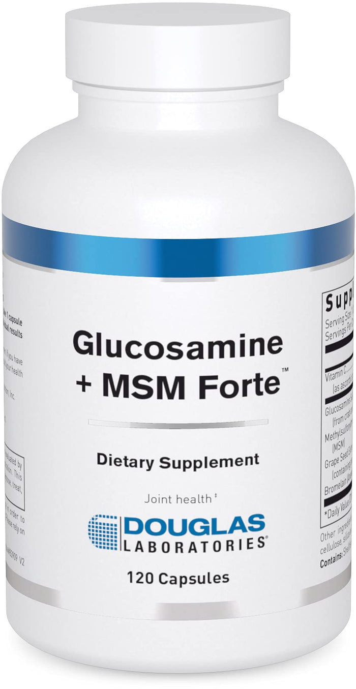 Douglas Laboratories Glucosamine + MSM Forte | Joint Health & Mobility Support | 120 Capsules