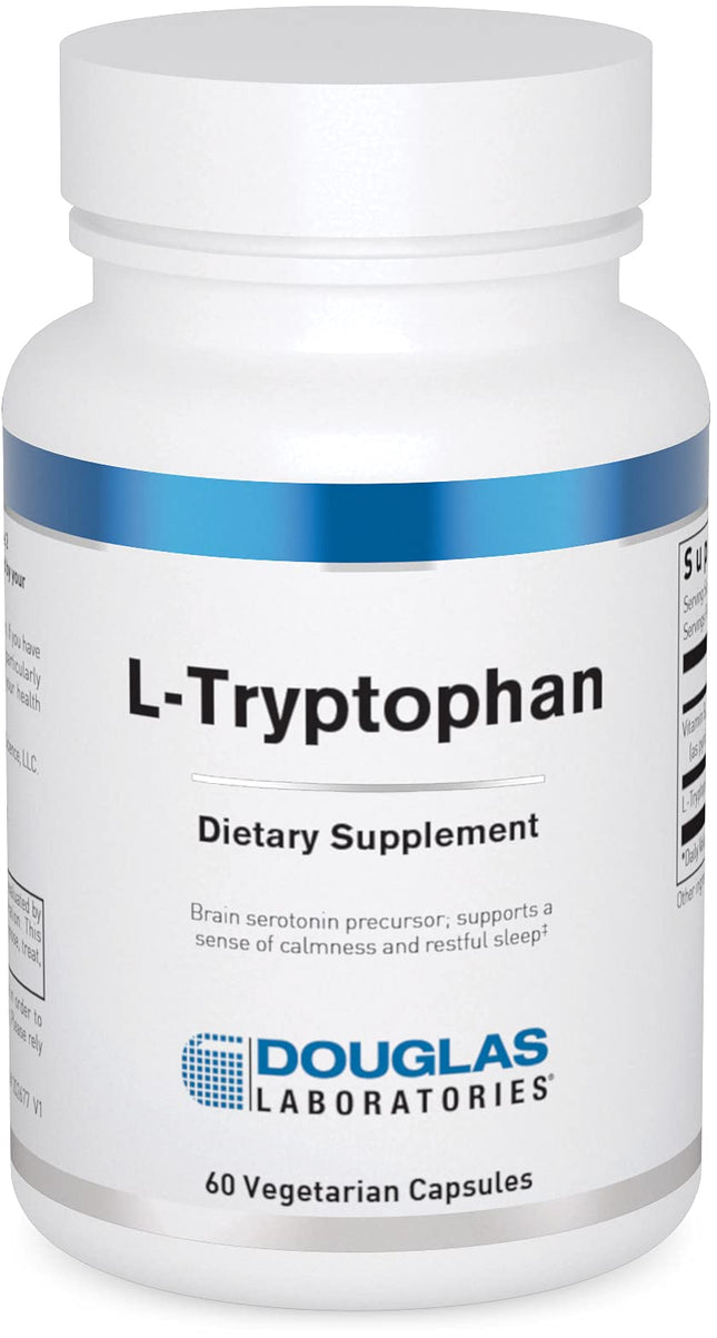 Douglas Laboratories L-Tryptophan | Supports Melatonin Production & Restful Sleep | 60 Vegetarian Capsules