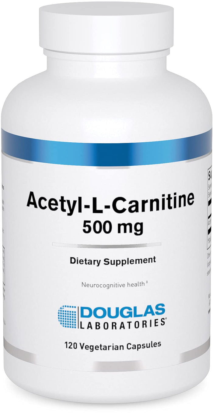 Acetyl L-Carnitine 500 mg – Douglas Laboratories, Brain & Nerve Support, 120 Capsules