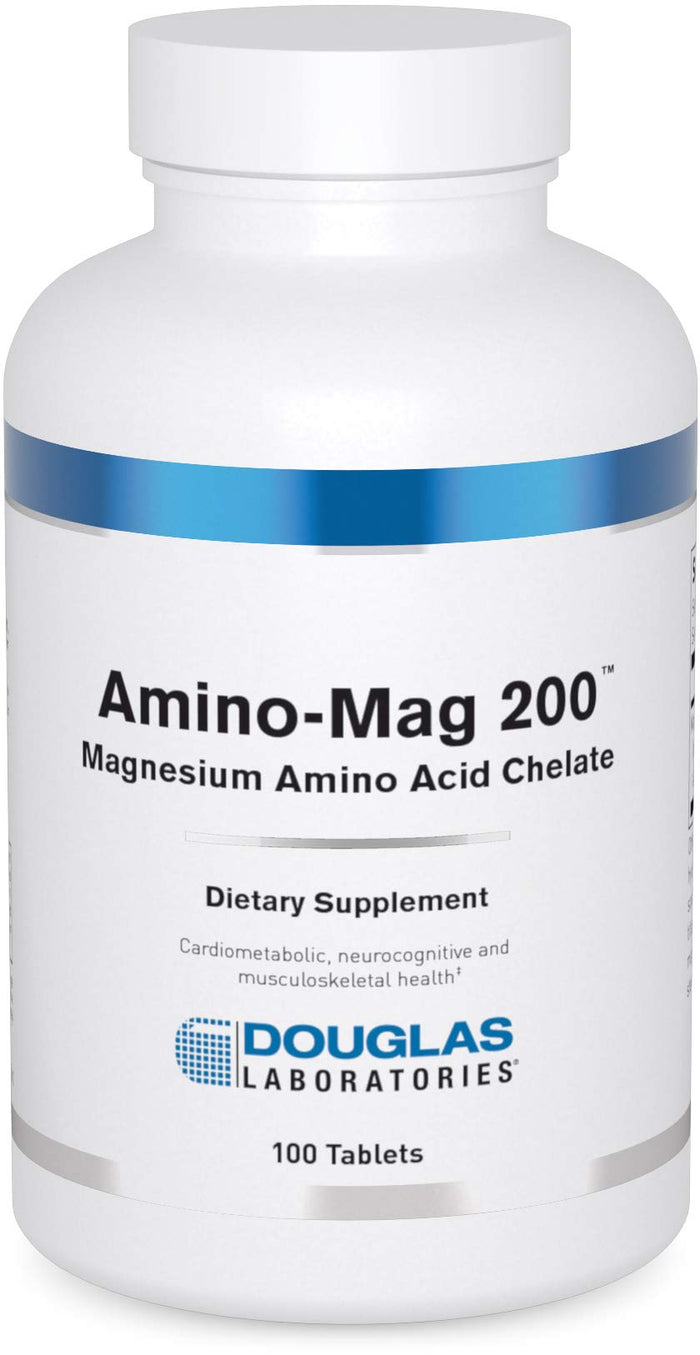Douglas Laboratories Amino-Mag 200 Magnesium Supplement – 100 Tablets