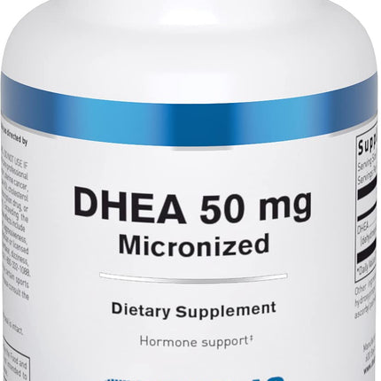 Douglas Laboratories DHEA 50 mg Capsules – Micronized for Hormone Balance, Immunity, Brain & Bone Health | Non-GMO | 100 Vegetarian Capsules