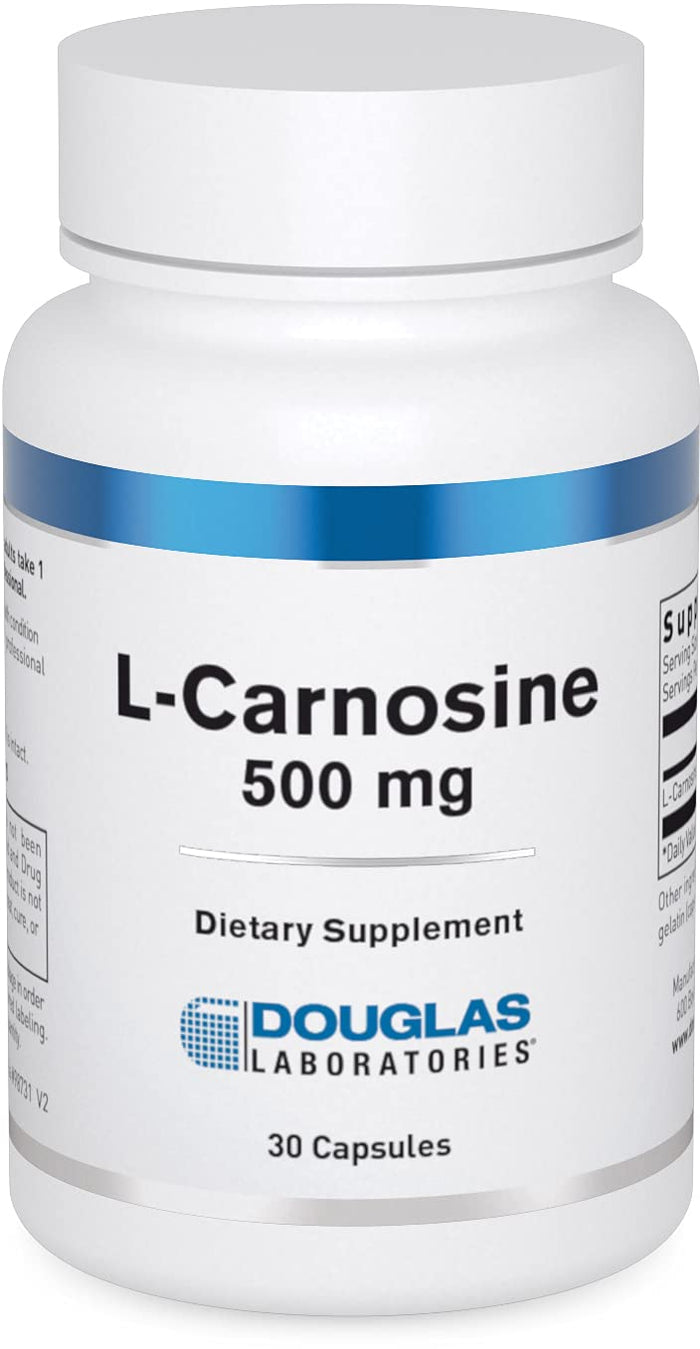 Douglas Laboratories L-Carnosine 500 mg | Amino Acid Support for Brain, Skeletal & Heart | 30 Capsules