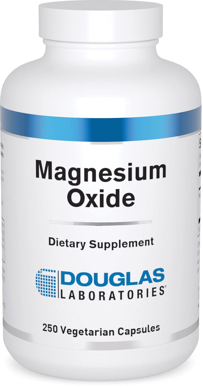 Douglas Laboratories Magnesium Oxide – Supports Normal Heart Function & Bone Formation, 250 Capsules