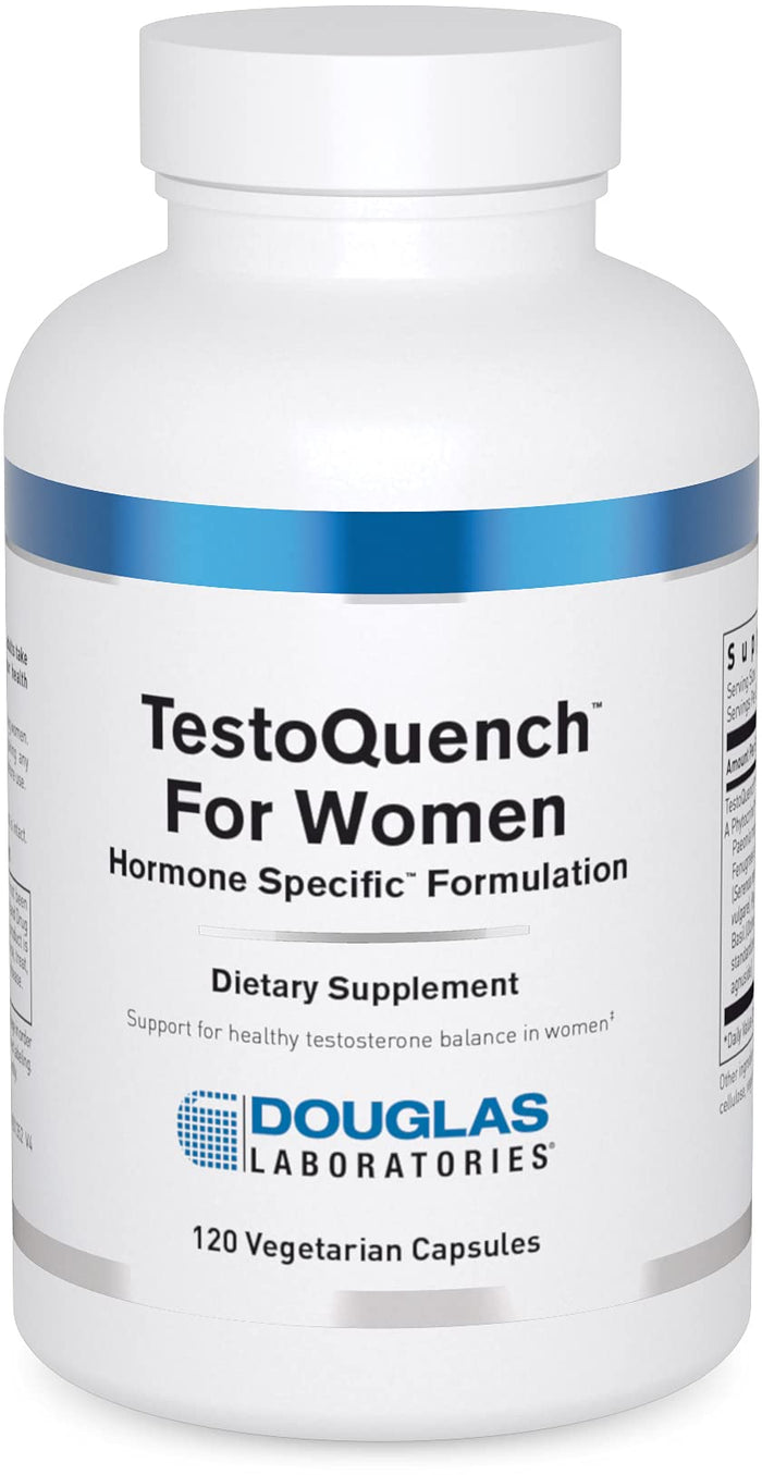 Douglas Laboratories TestoQuench for Women – Memory, Skin, Hair & Heart Health Supplement* – 120 Vegetarian Capsules