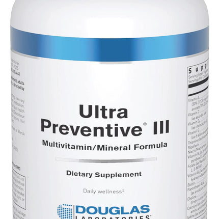 Douglas Laboratories Ultra Preventive III – Comprehensive Multivitamin/Mineral (180 Capsules)