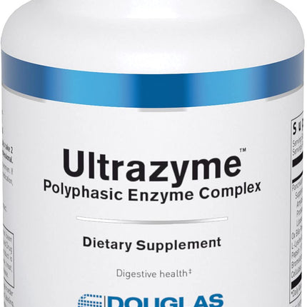 Douglas Laboratories Ultrazyme (Polyphasic Enzyme Complex) | Active Digestive Enzymes to Support Protein and Carbohydrate Digestion* | 180 Tablets