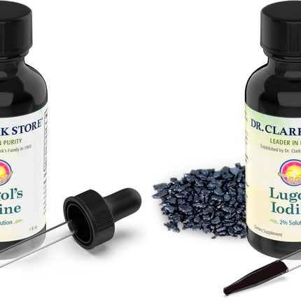 Stomach Saver Lugol’s Iodine 2% 1 oz (Pack of 2) – Dr Clark Store