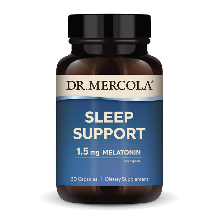 Dr. Mercola Sleep Support with Melatonin – 1.5 mg per Serving, 30 Servings, Non-GMO