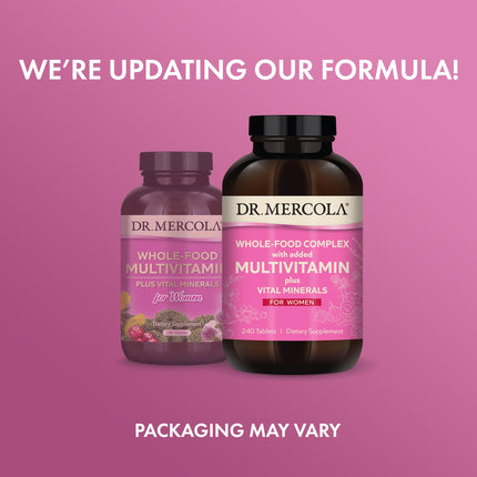 Dr. Mercola Whole-Food Complex for Women – Multivitamin with Vital Minerals | 240 Tablets