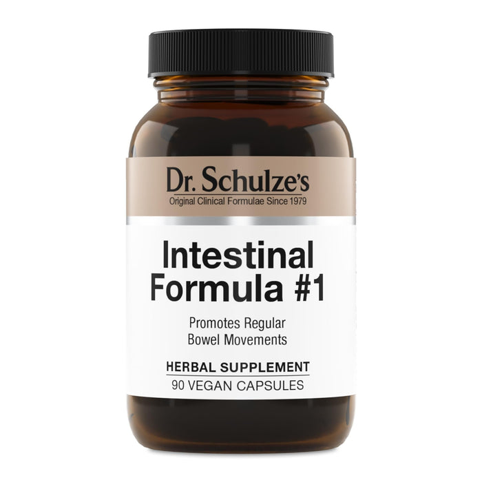 Dr. Schulze's Intestinal Formula #1 – Plant-Based Colon Cleanse & Bowel Movement Support | 90 Count
