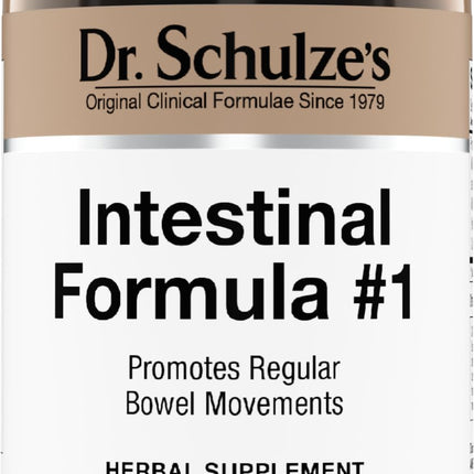 Dr. Schulze's Intestinal Formula #1 — Plant-Based Bowel Movement Support (250 Count)