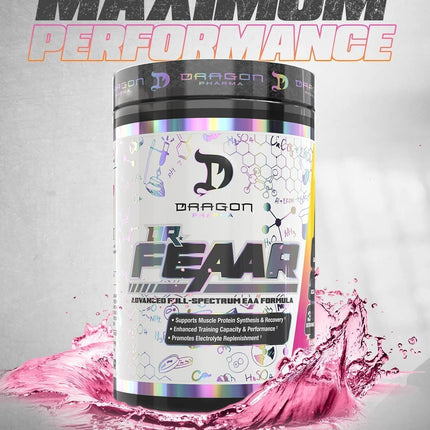 DRAGON PHARMA Dr. FEAAR Advanced Full-Spectrum EAA Matrix – 30 Servings (Grape Juice)