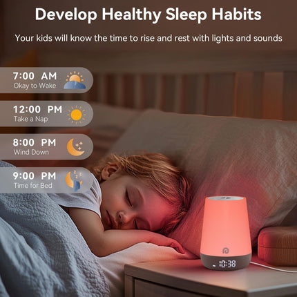 Dreamegg Nite 1 – Baby Sound Machine & Sleep Trainer with App Control, Night Light, 34 Sounds