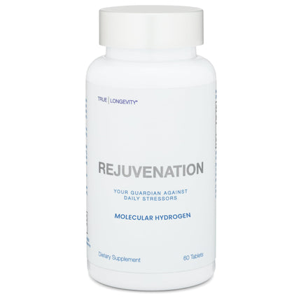 DRINK HRW Rejuvenation: Molecular Hydrogen Water Tablets with 12 ppm H2 | 60 Count, Unflavored