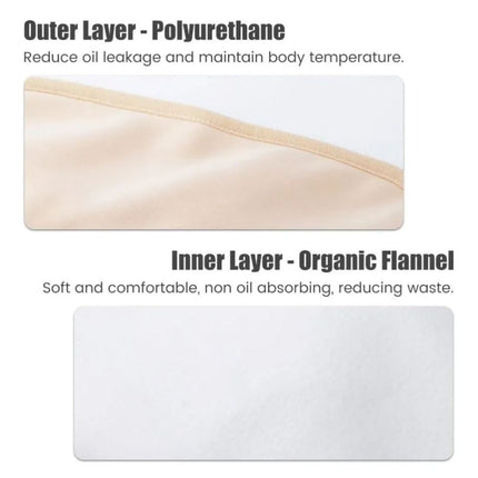 Reusable Premium Butterfly Bamboo Cotton Body Wrap (Up to 45" Waist)