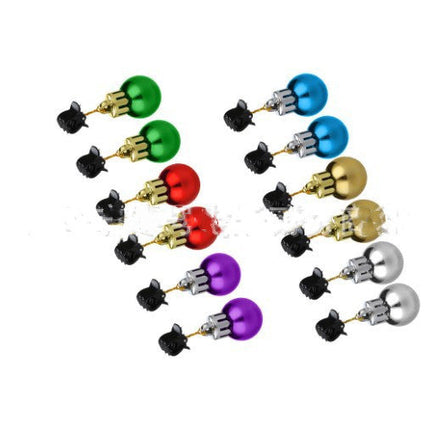 Christmas Ball Hair Clips Santa