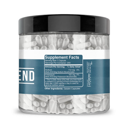 Earthborn Elements Bicarb Blend 200 Capsules – Pack of 2 | Pure & Undiluted