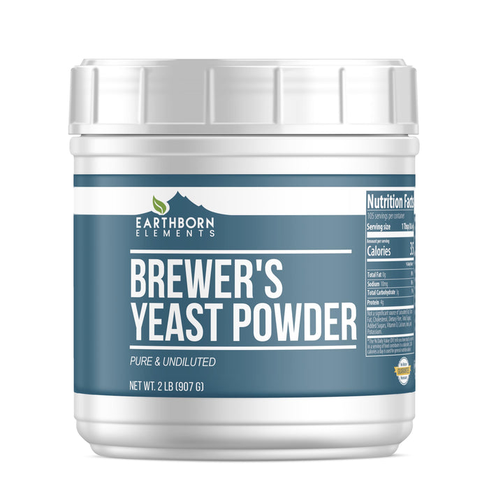 Earthborn Elements Brewer’s Yeast – Pure & Undiluted Inactive Yeast (2 lb)