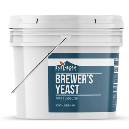 Earthborn Elements Brewer’s Yeast 1 Gal Bucket – Pure & Undiluted Inactive Yeast
