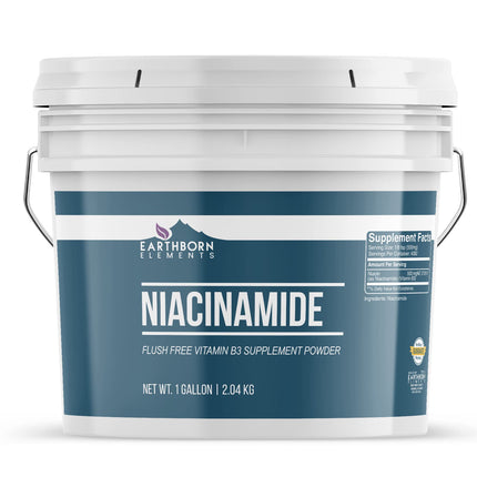 Earthborn Elements Niacinamide 1 Gallon – Flush Free Vitamin B3 Powder