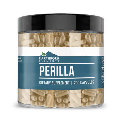 Earthborn Elements Perilla 200 Capsules - Pure & Undiluted