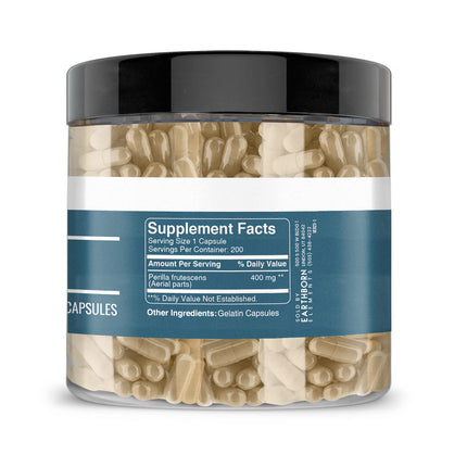 Earthborn Elements Perilla 200 Capsules - Pure & Undiluted