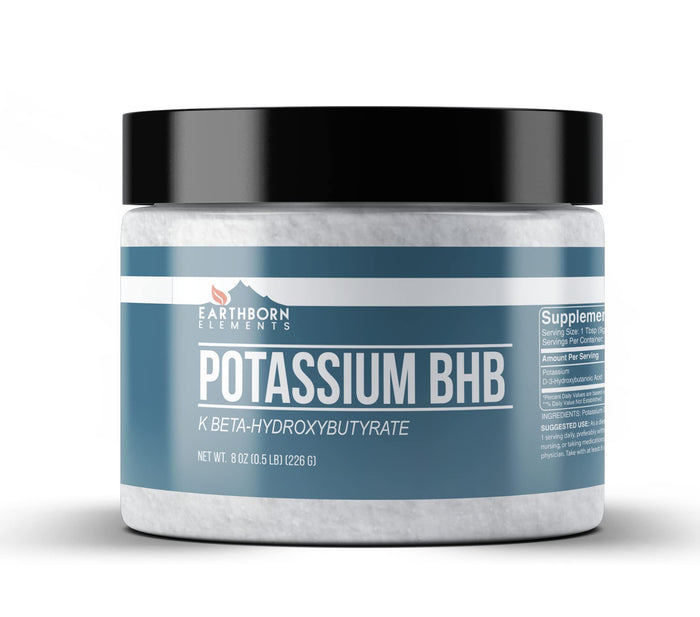 Earthborn Elements Potassium D-Beta-Hydroxybutyrate 8 oz | Potassium BHB, Always Pure