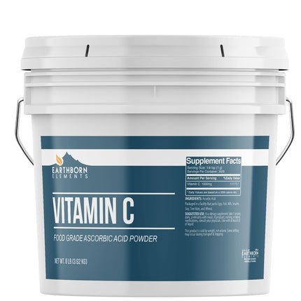 Earthborn Elements Vitamin C Powder (1 Gallon) – Pure, Undiluted Vitamin C