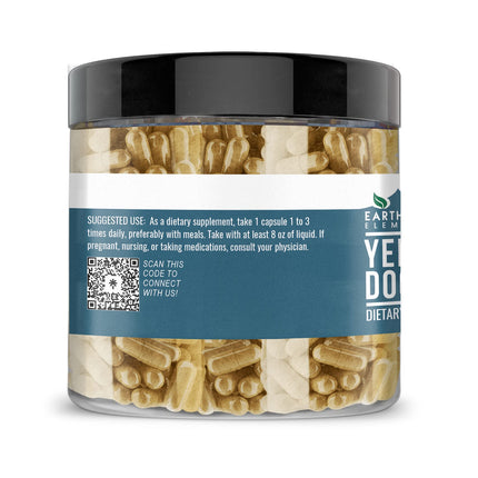 Earthborn Elements Yellow Dock Root 200 Capsules | Pure & Undiluted, No Additives